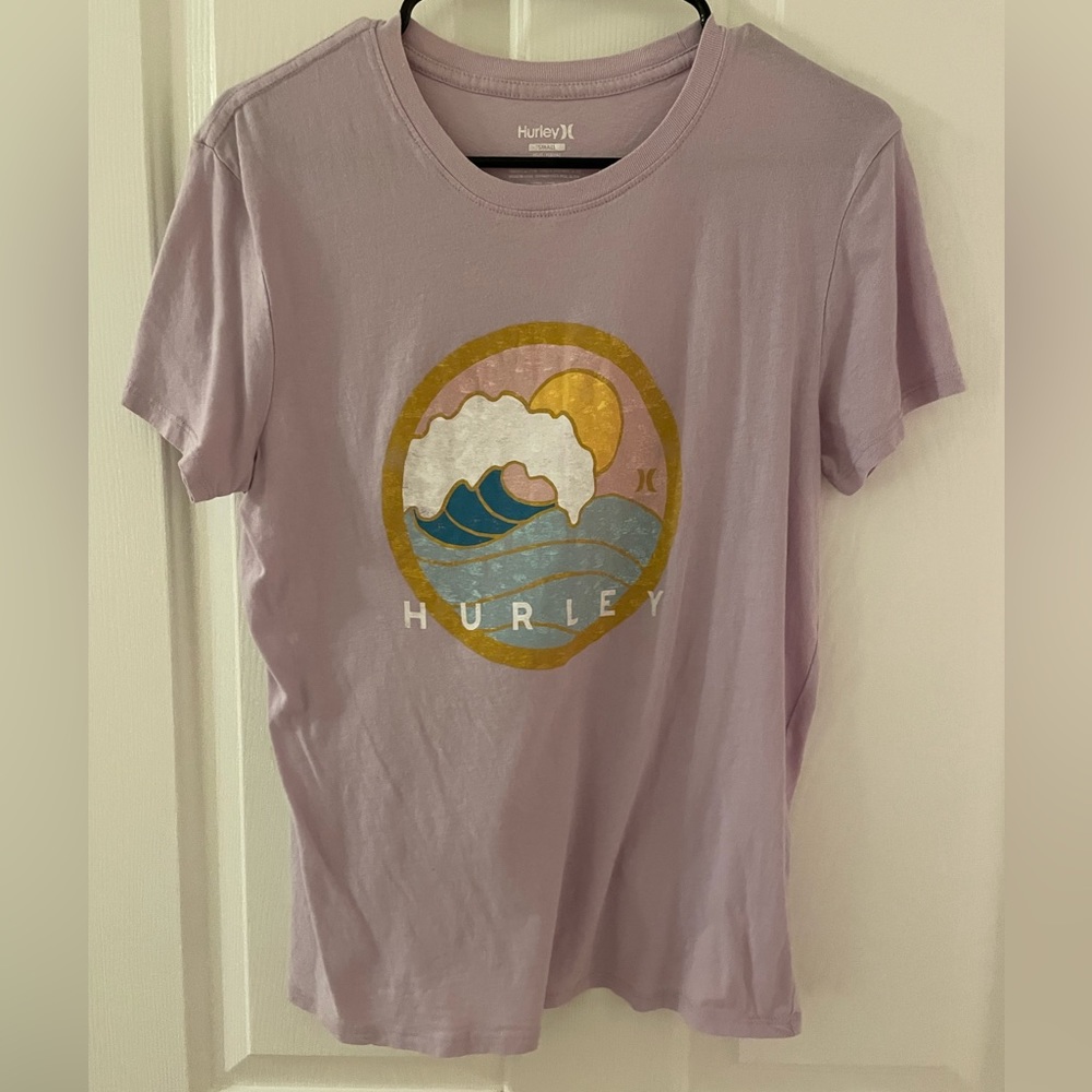 purple hurley shirt